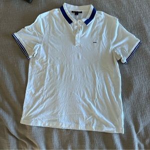 Michael Kors white golf shirt